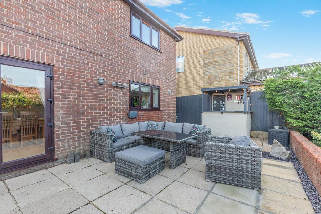 Rear garden
