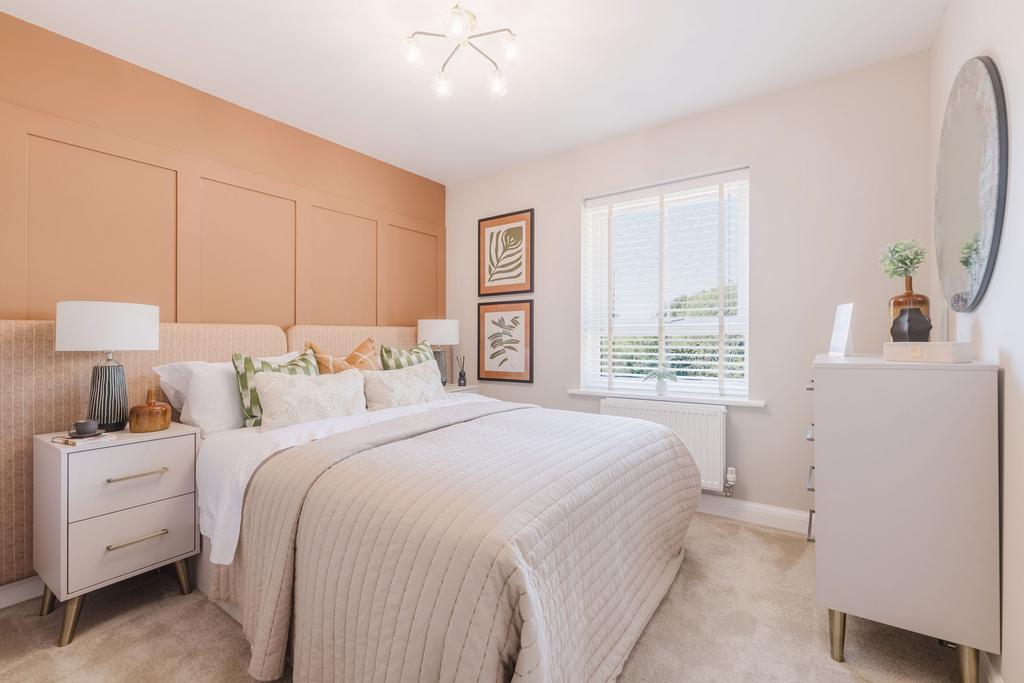 Further double bedroom in the Hadley 3 bedroom...