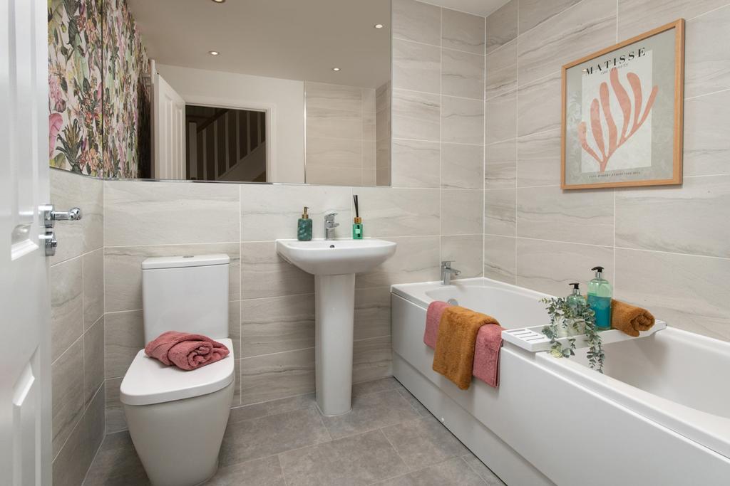The interior of The Cannington Show Home at...