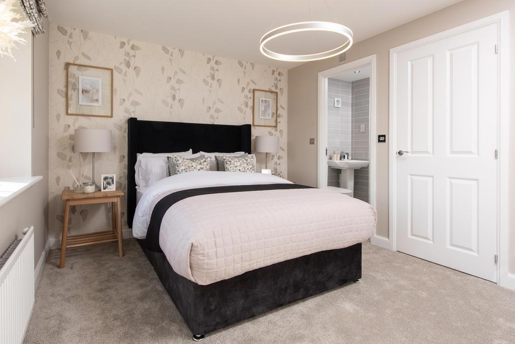 Internal image of the main bedroom in the...
