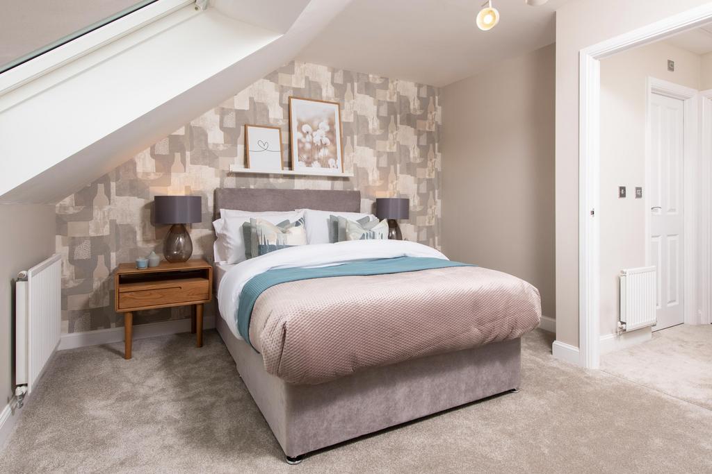 Internal image of the second double bedroom in...