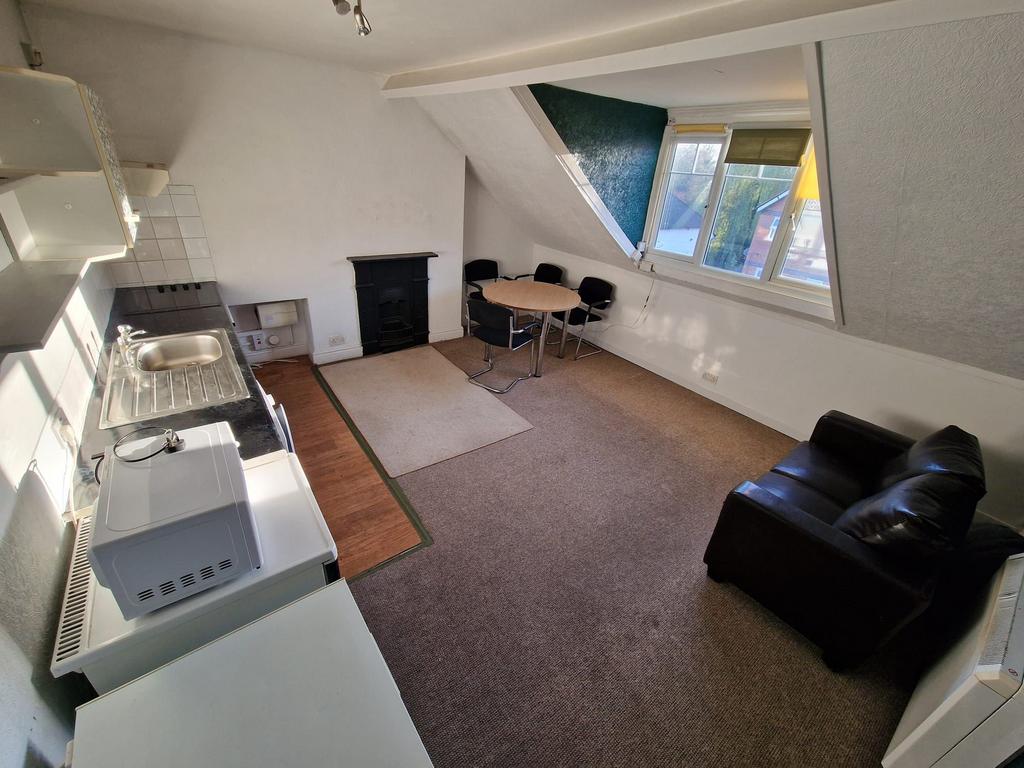 Open-plan living area, open plan living
