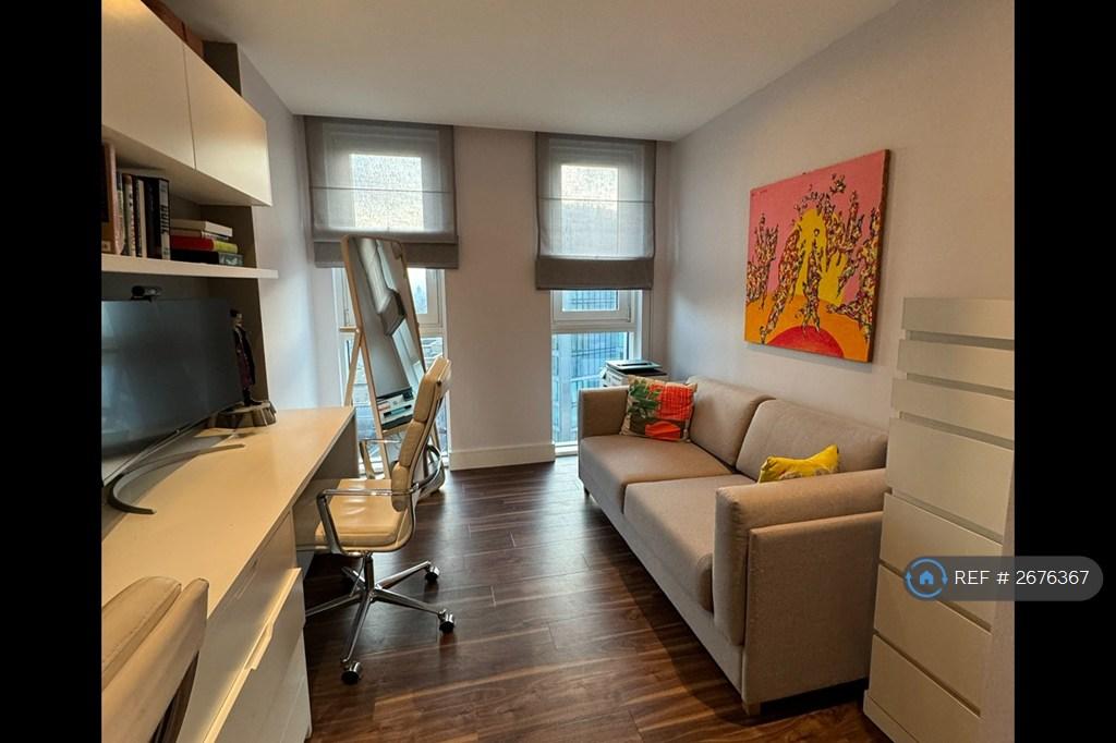 Office Space For Two And a Retractable Sofa