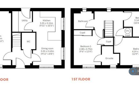 3 bedroom detached house to rent, Regent Village - New Build, Cheltenham, GL51