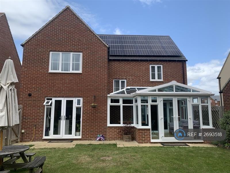Garden House Rear View, French Doors