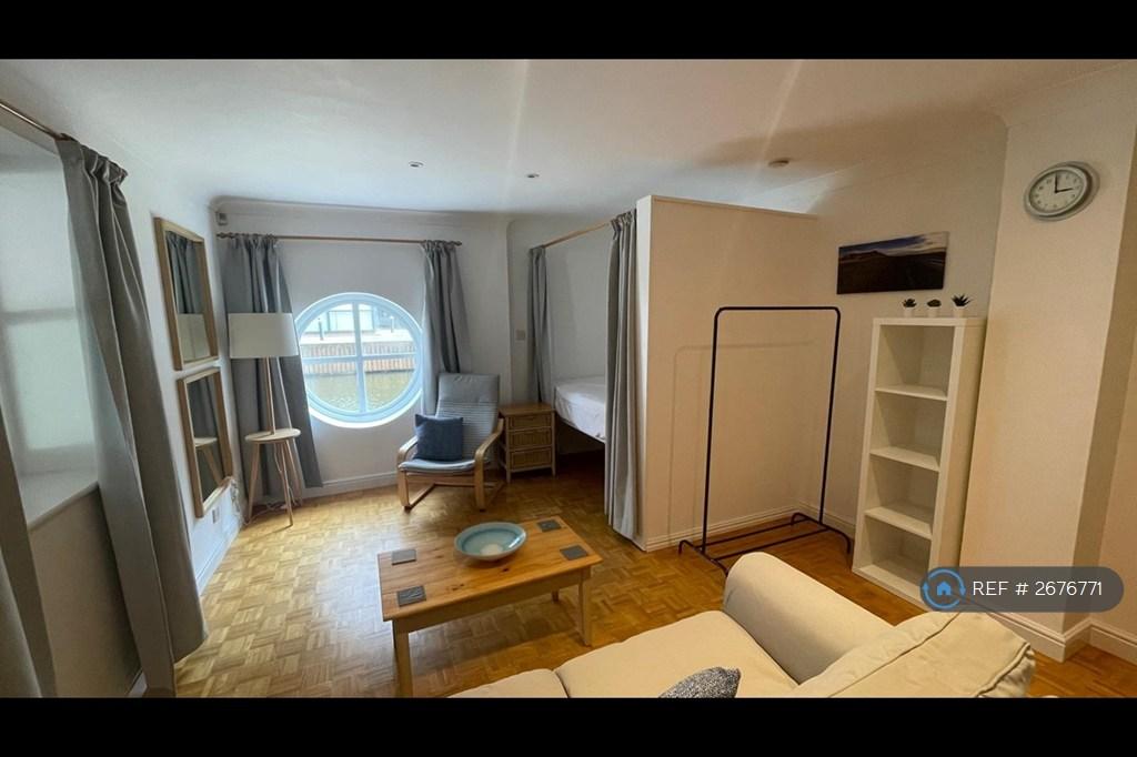 Bed Section And Living Room