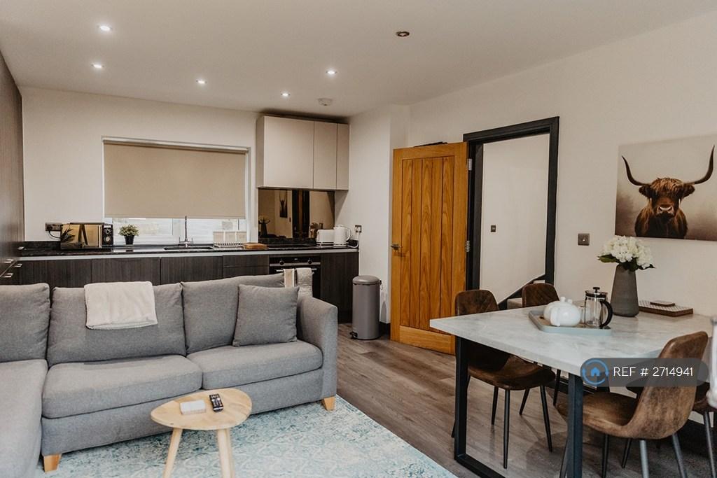 Open Plan Living Room And Kitchen