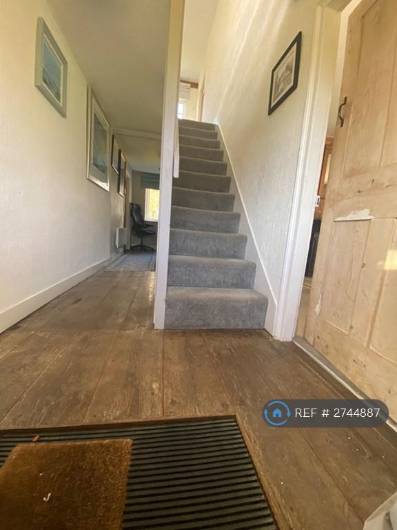 Hallway. Elm Flooring.