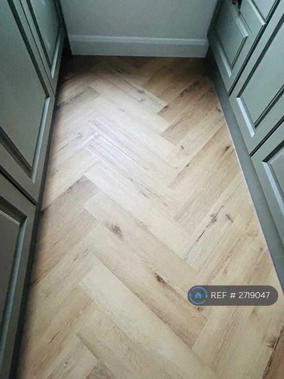 Herringbone Kitchen Floor