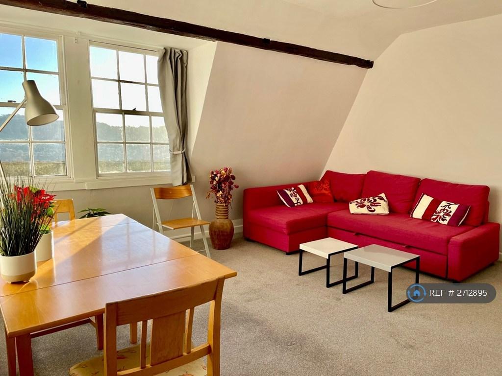 Living Room With a Sofa Bed