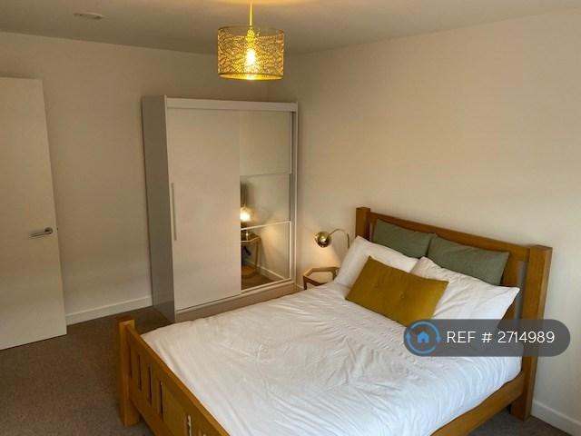 Spacious Bedroom. Note Only Bed Remains.