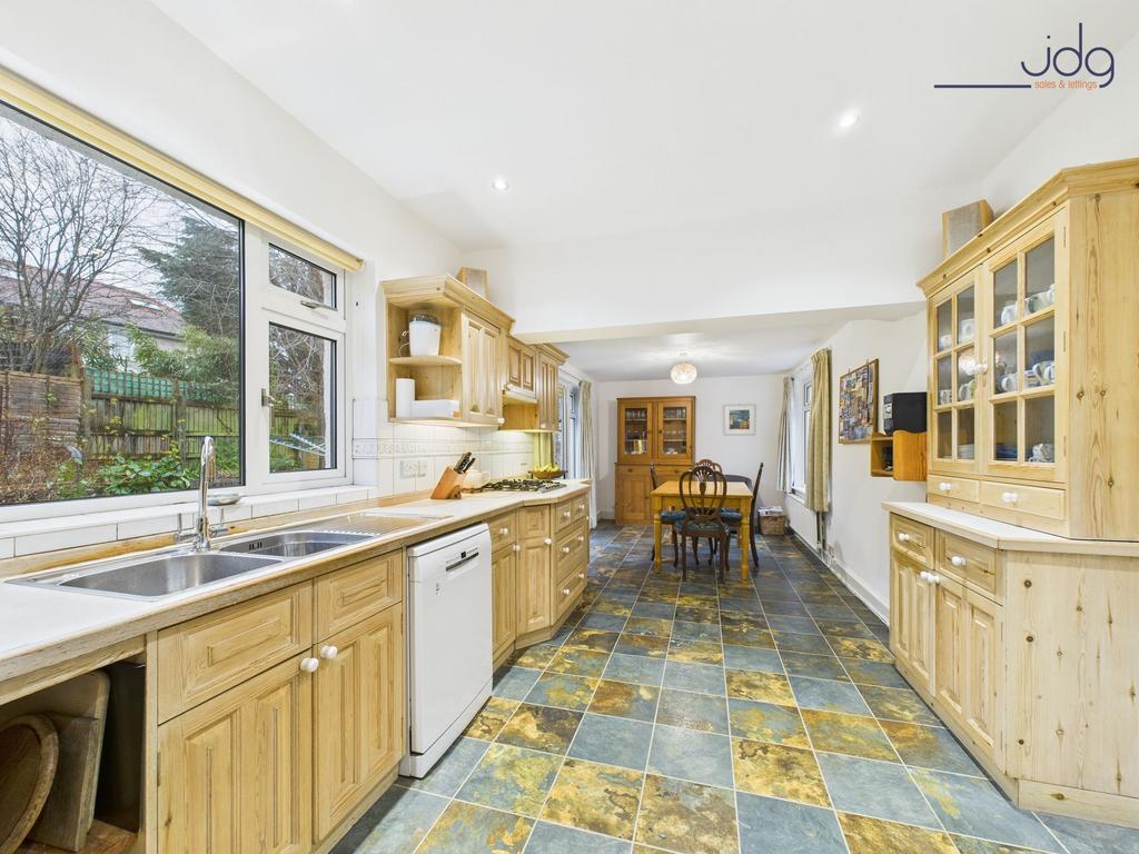 Open Plan Kitchen Diner with access to the rear...