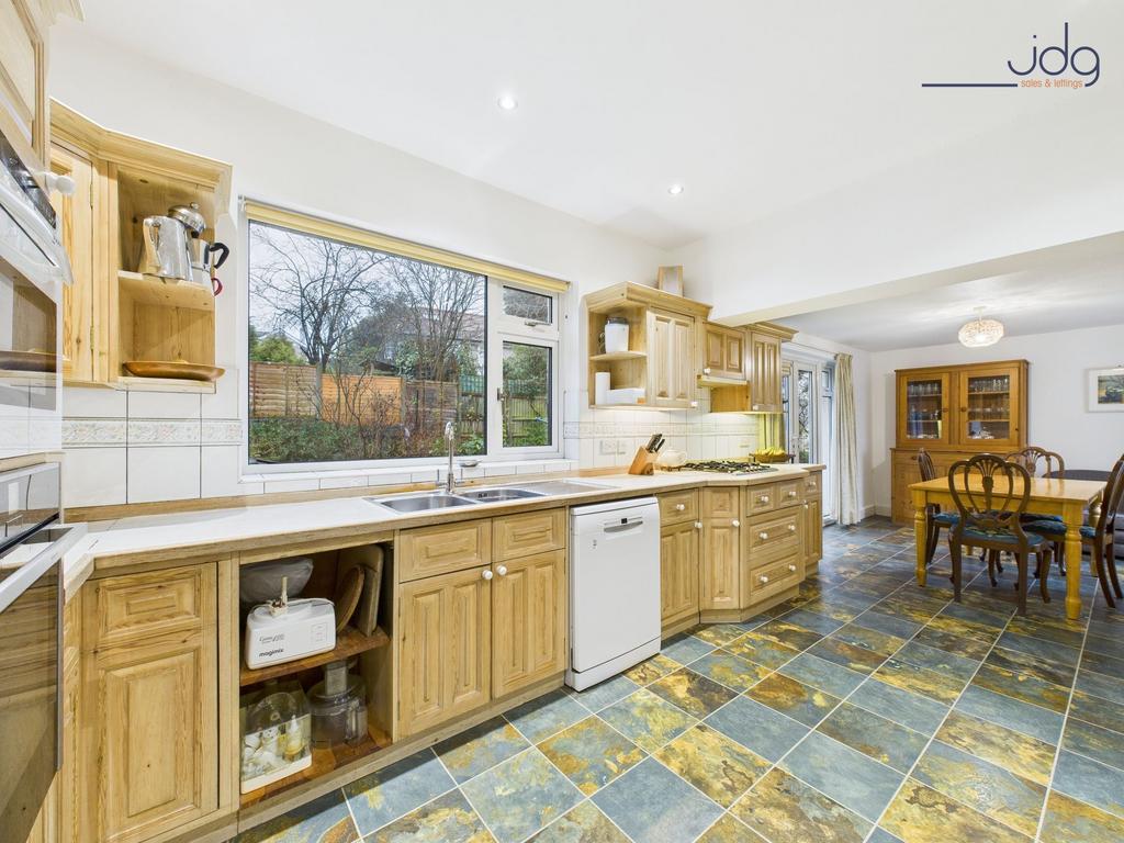Open Plan Kitchen Diner with access to the rear...