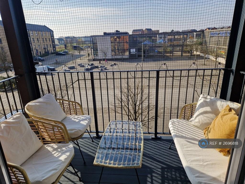 Balcony With Furniture Set