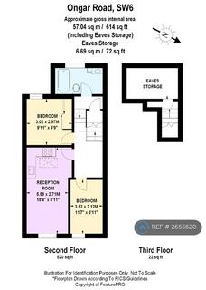 1 bedroom in a flat share to rent, Ongar Road, London, SW6