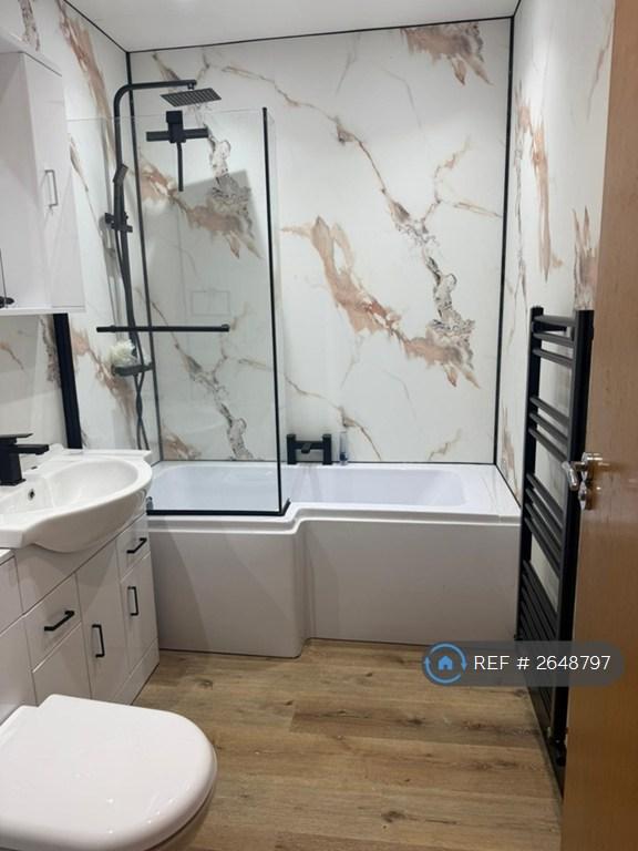 New Bathroom With Bath And Shower