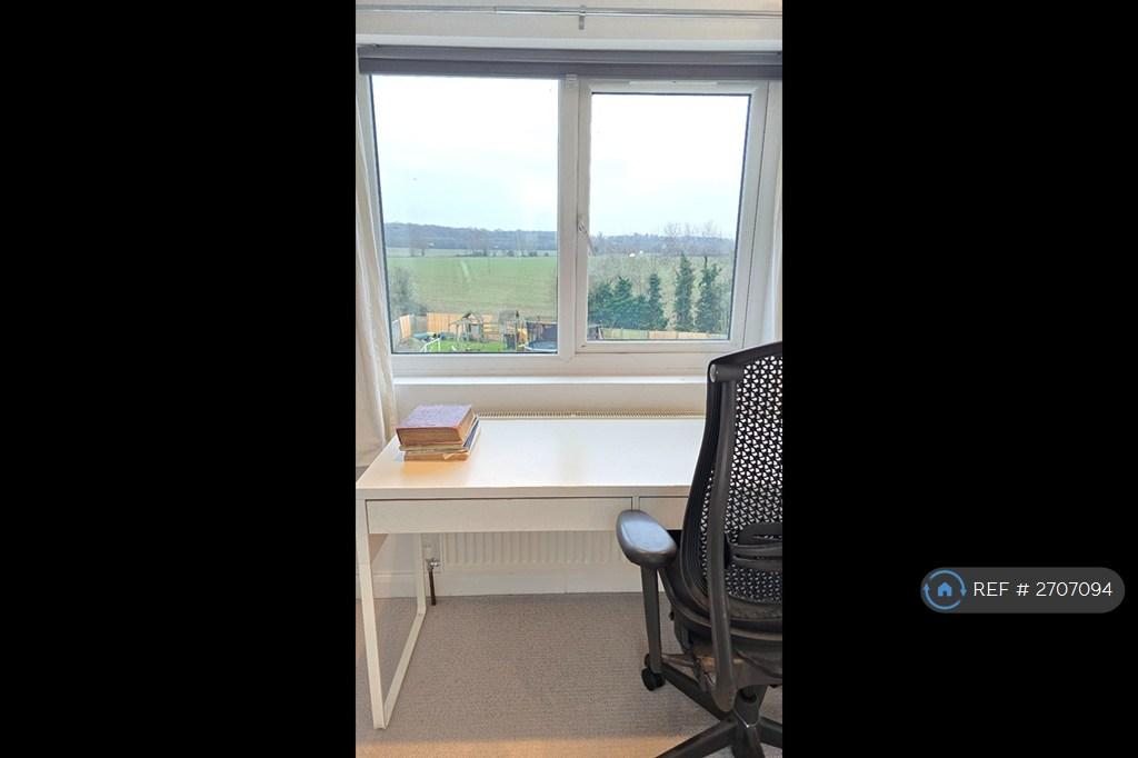Desk With Extensive Countryside Views