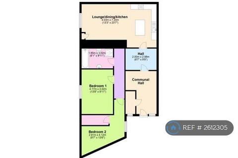 2 bedroom flat to rent, Princes Park, Liverpool, L8