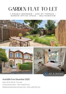 1 bedroom flat to rent, Salcombe Road, London, E17