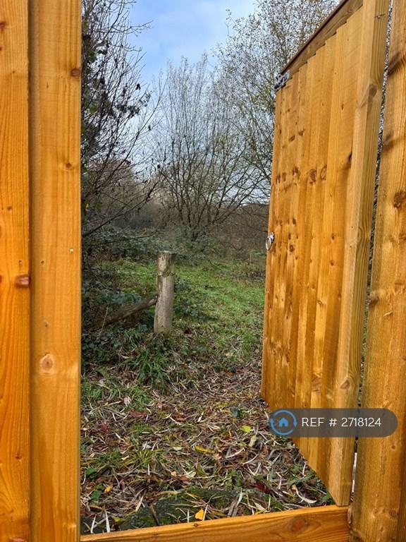 Gate To Woods At Rear Of Garden