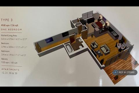 1 bedroom flat to rent, Iona Tower, London, E14