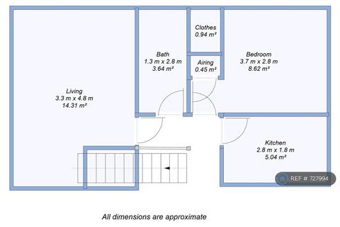 1 bedroom flat to rent, Alma Road, Bordon, GU35