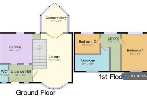 2 bedroom terraced house to rent, Swallow Cottage, East Harlsey, DL6
