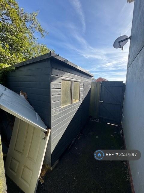 Work Shed In Back Garden