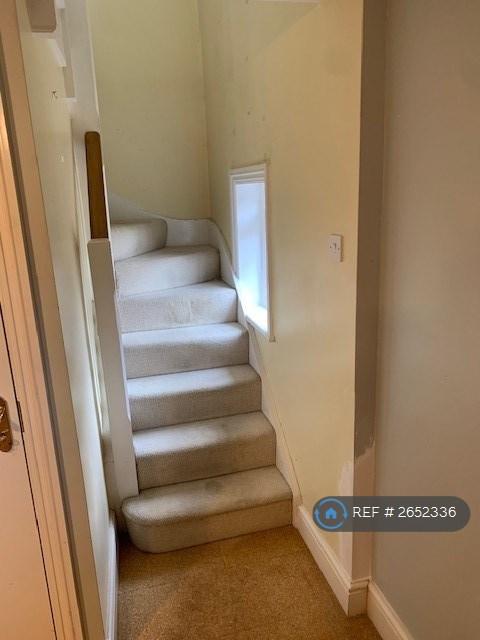 Stairs From Kitchen Up To Living And Bedroom