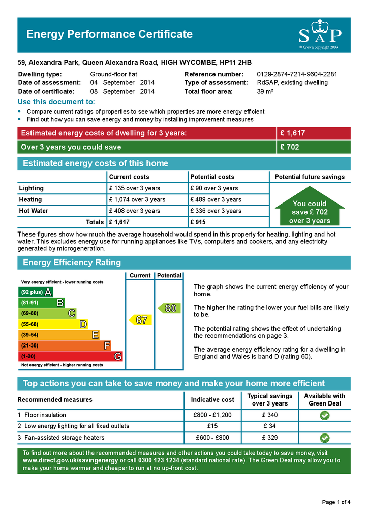 EPC Certificate