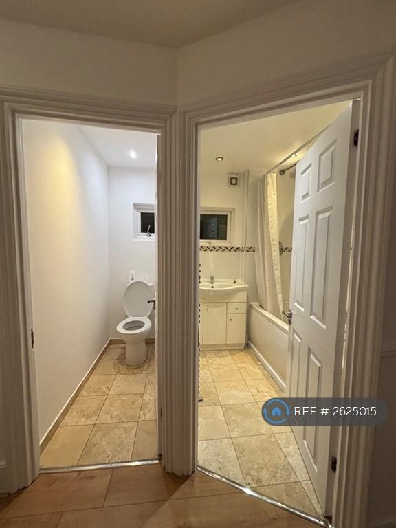 Bathroom And Toilet Separated By a Wall