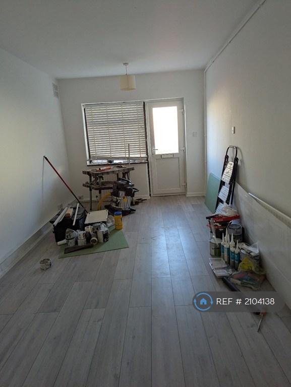 Living Area From Rear Door To Kitchen Area