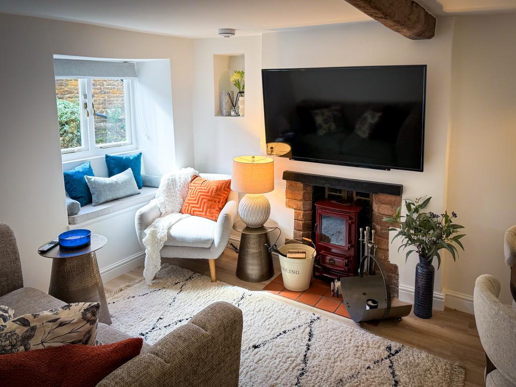 Cosy Lounge With Log Burner