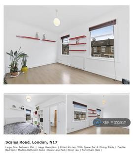 1 bedroom flat to rent, Scales Road, London, N17