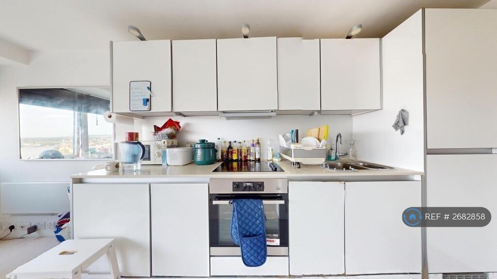 Open-Plan Kitchen Next To Lounge