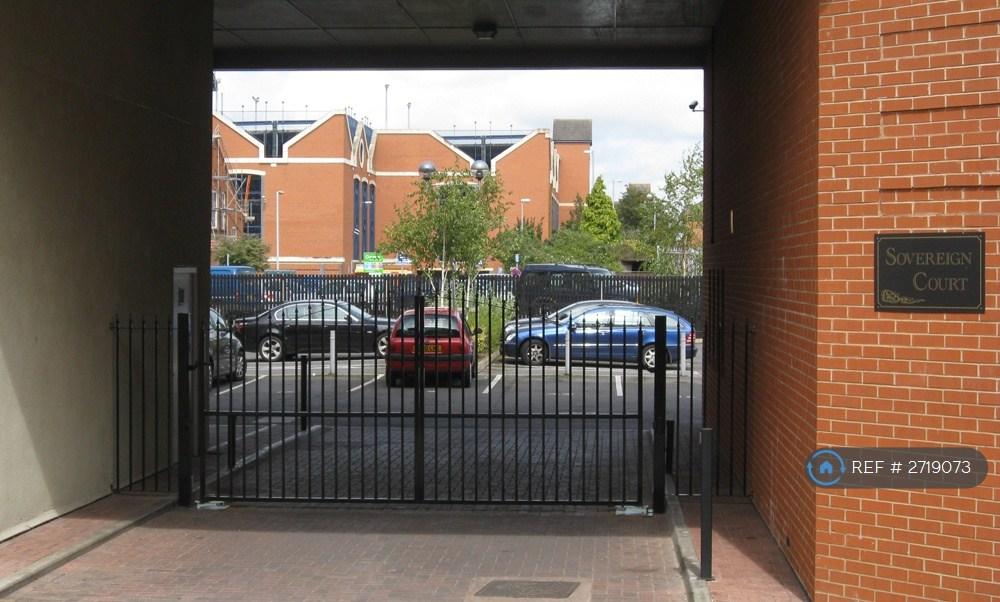 Gated Entrance To Private Car Park