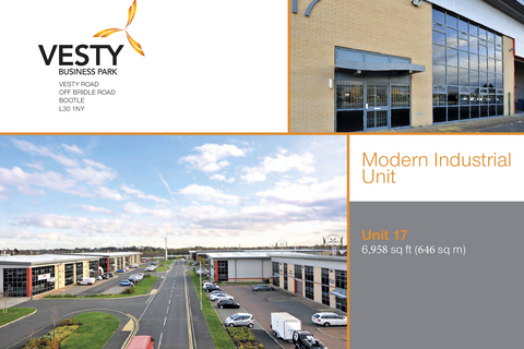 Warehouse to rent, Vesty Rd Bootle L30 1NY