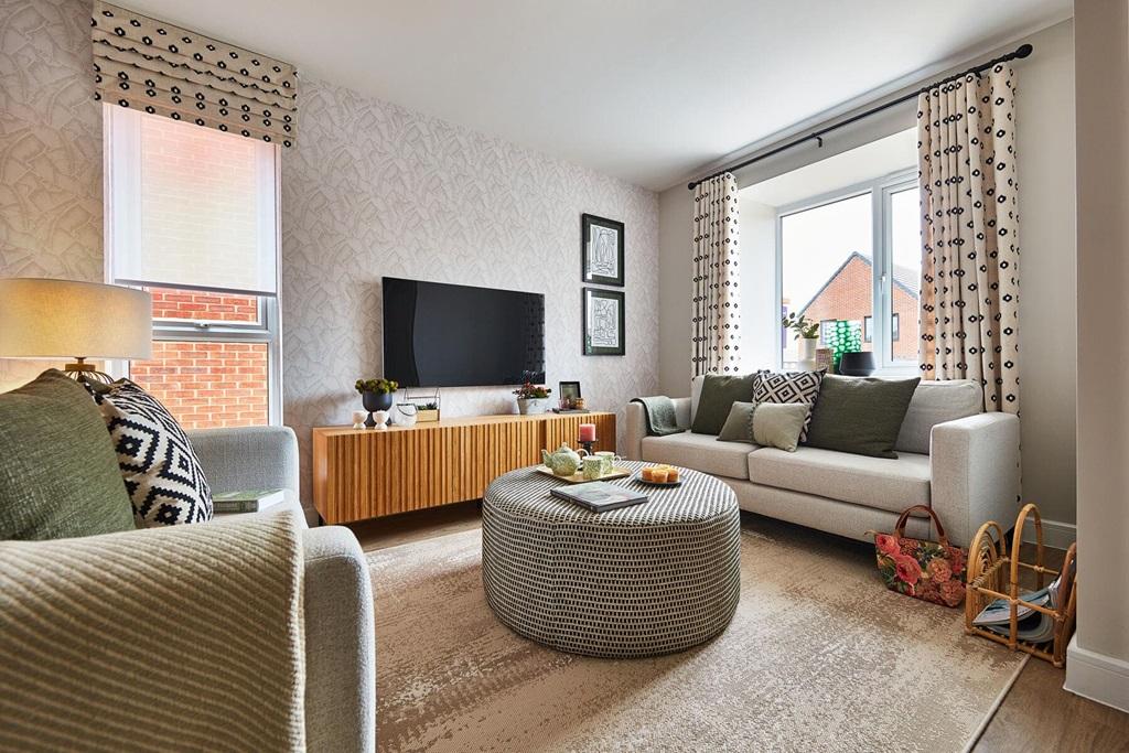 The lounge benefits from plenty of natural light