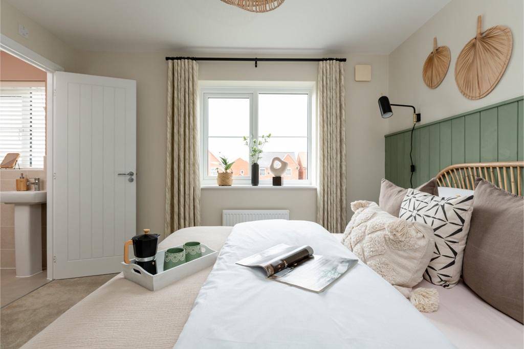 A bedroom designed for comfort and elegance
