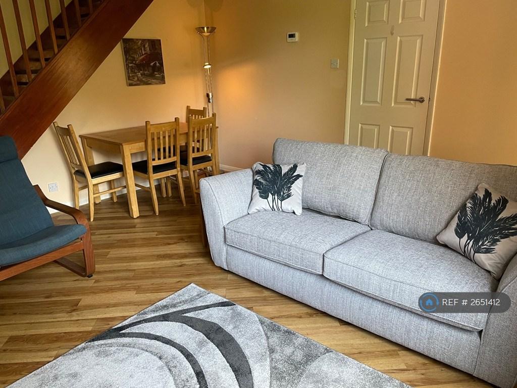 Living Room With Dining Area