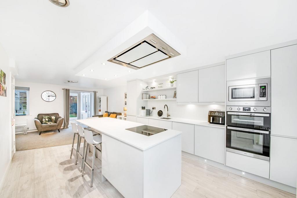 Open plan living dining kitchen