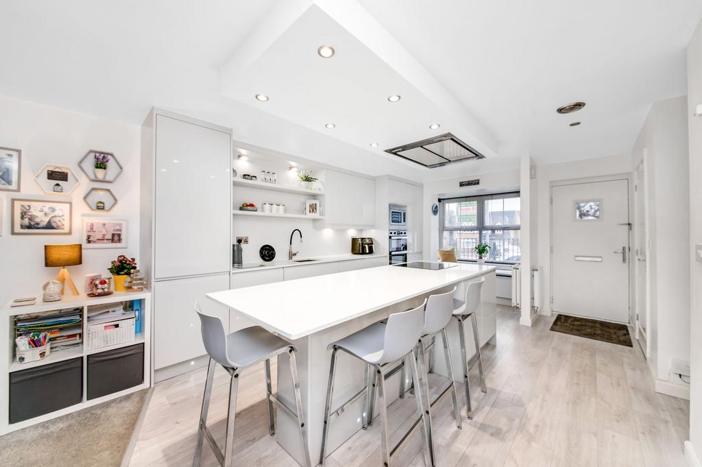 Open plan living dining kitchen