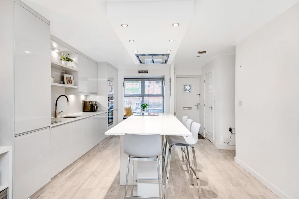 Open plan living dining kitchen