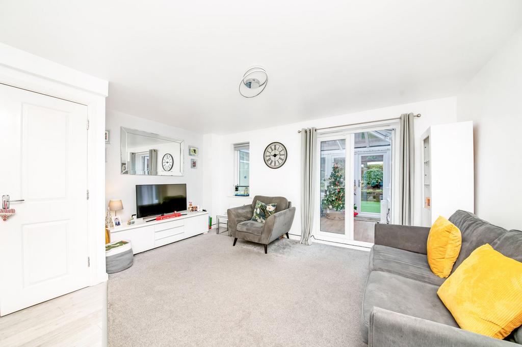 Open plan living dining kitchen