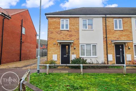 3 bedroom end of terrace house for sale, Poppy Street, Wymondham NR18
