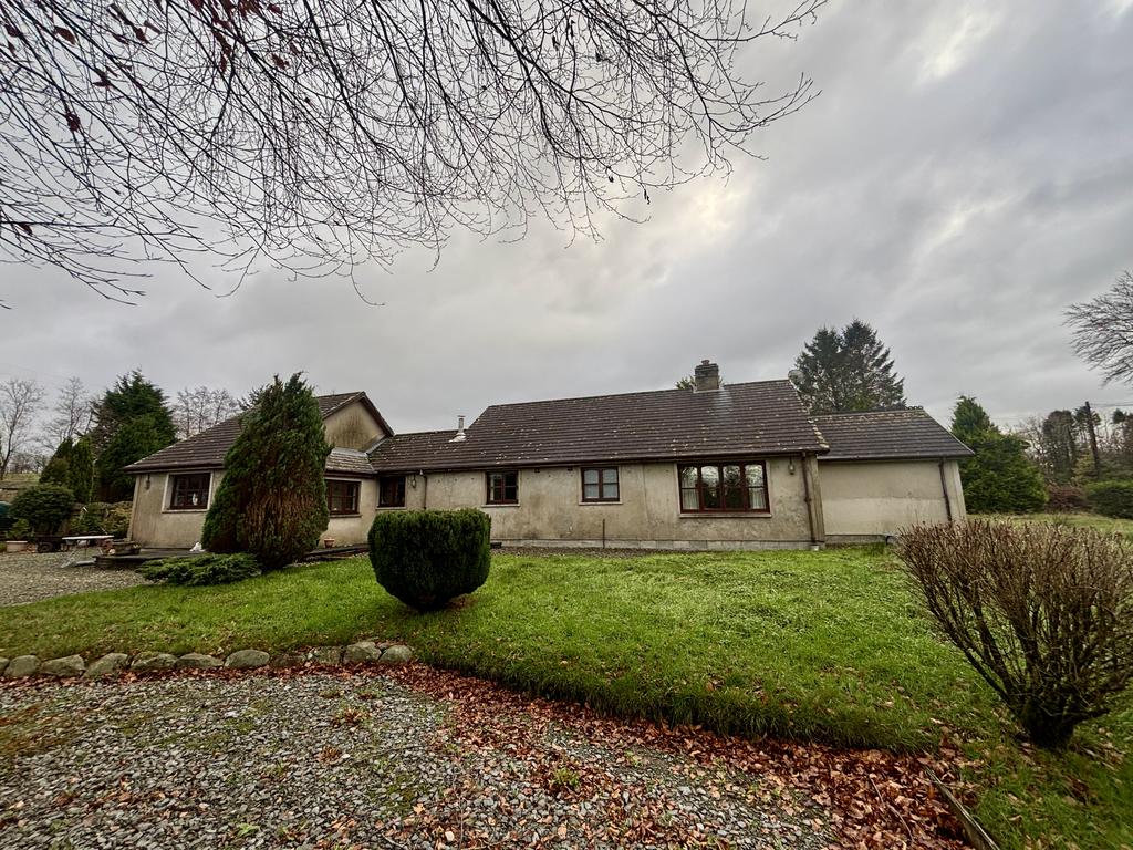 Rear of property