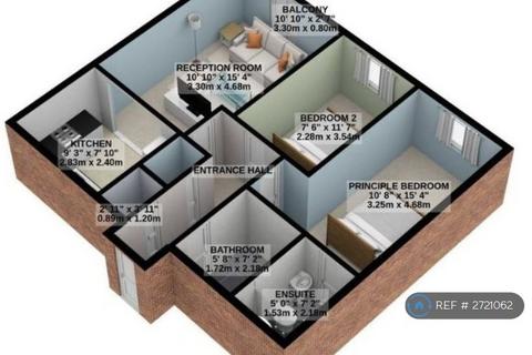 2 bedroom flat to rent, Cline Road, London, N11