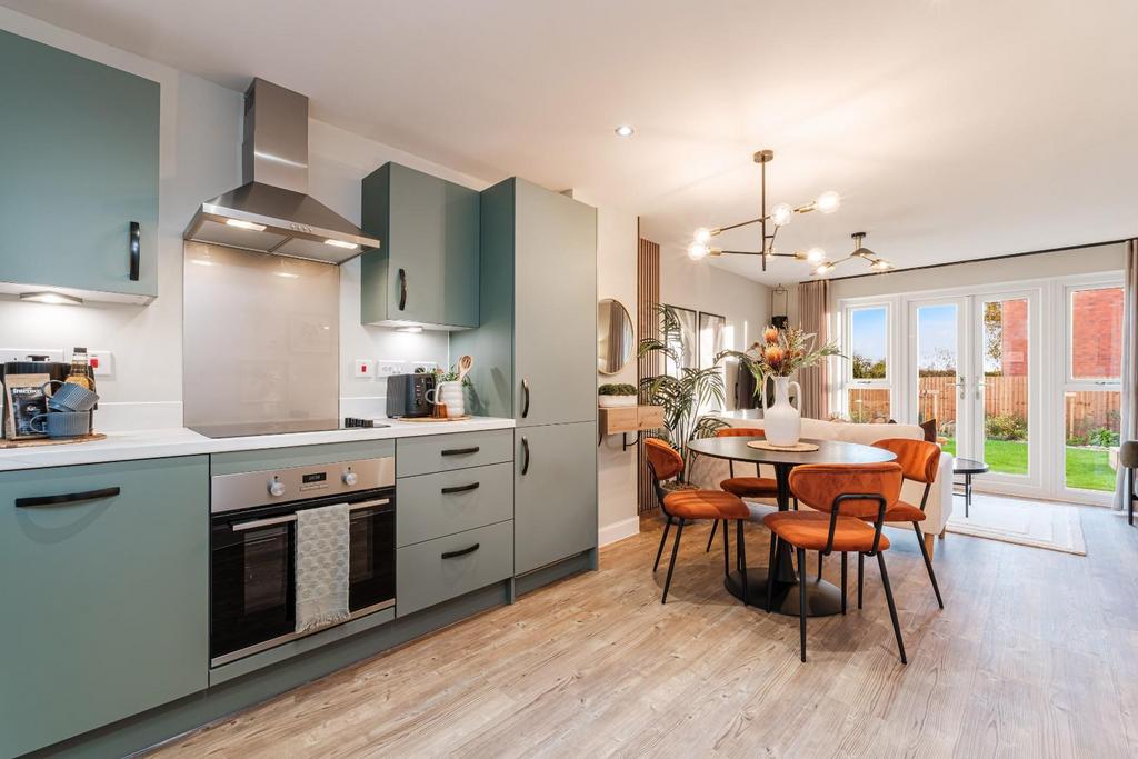 BWM Brook View Denford Open plan Kitchen Home CD N