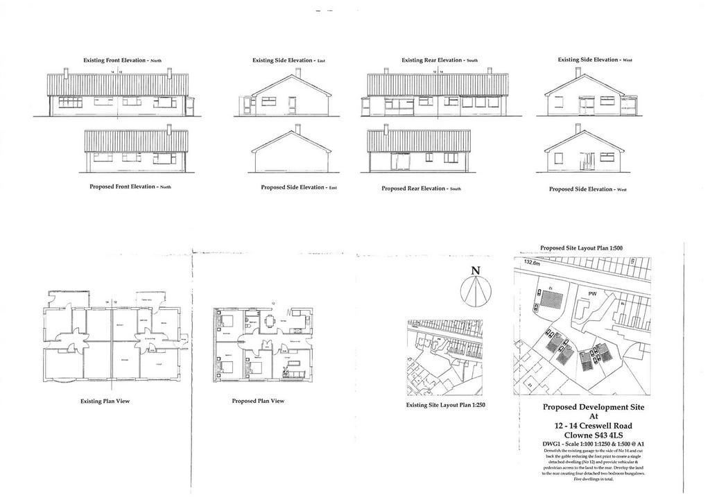 Existing Bungalows &amp; Proposed Alterations