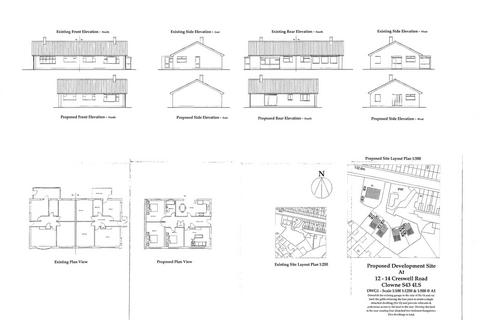 undefined, PLANNING FOR 5 DETACHED BUNGALOWS, Creswell Road, Clowne, Chesterfield, S43 4LS
